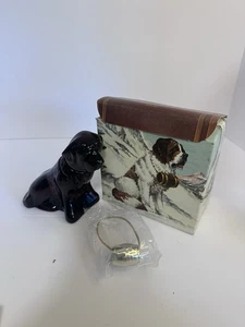 Vintage Avon St Bernard Old Faithful Wild Country Cologne After Shave Dekanter voll - Bild 1 von 2