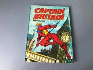 CAPTAIN BRITAIN ANNUAL 1978 - MARVEL - VINTAGE - Imagen 1 de 5