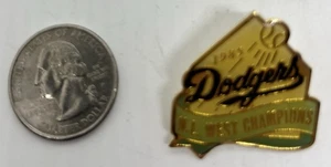 Prendedor de Colección 1985 Los Angeles Dodgers Liga Nacional Campeones del Oeste Como Nuevo - Imagen 1 de 2