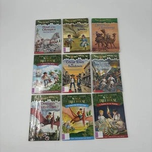 LOT OF 9 Magic Tree House Kids’ Chapter Books Mary Pope Osborne 1, 3, 4, 10… - Picture 1 of 14