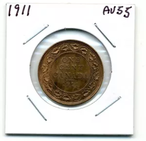 Canada. Large Cent. 1911 choice About Uncirculated red and brown - Picture 1 of 2