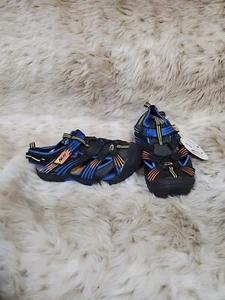 Nerf Sandals Shoes Sz 6 Boys Kids Youth Black River Outdoor Camping Camp Beach - Picture 1 of 6