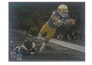 Kyren Williams Autographed "Go Irish" 11" x 14" Photo Beckett & GDL LE 23/23 - Picture 1 of 1