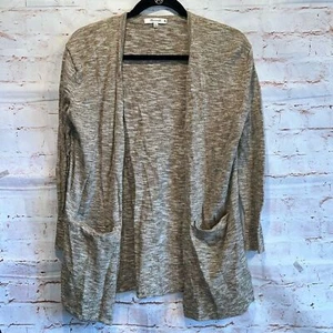 Madewell Sweater Womens XS Tan Beige Summer Ryder Cardigan Open Front - Picture 1 of 9