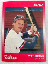 1989 STAR CO. Minor League Baseball Card#185-MARC TEPPER, Watertown Indians
