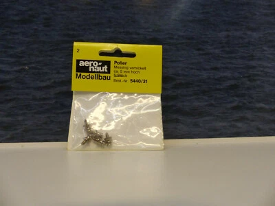 Aeronaut 544031 Einzelpoller, vernickelt, 5 mm hoch, 5 Stück  - Bild 1 von 2