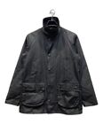 Barbour Men's Jacket Blouson Sl Bedale Wax Raglan Sleeve Double Zip Black B/688