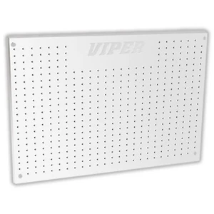 Tablero de clavijas, 2 pies x 3 pies, acero 18G, blanco - Imagen 1 de 1