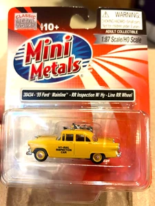 C.M.W. Mini Metals #30434 1955 Ford Railroad Inspection Car Built-up 1:87 - Picture 1 of 1