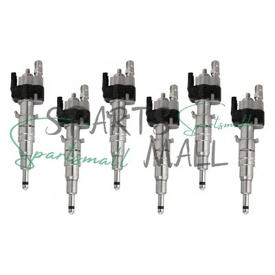 6X Inyector de combustible 13538616079-12 13538616079 para BMW X5 X6 N54 135 335 535 550 Foto 1 de 4