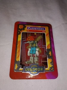 Digimon Tin Metal Puppetmon 2000 Card - Picture 1 of 2