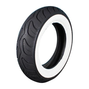 PRIMA TIRE (WHITEWALL) 100/90 - 10) (NEW) TUBELESS - Picture 1 of 3