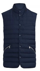 Polo Ralph Lauren Wallbrook Reversible Down Nylon Gilet/Vest Navy XS RRP £309 - Bild 1 von 15