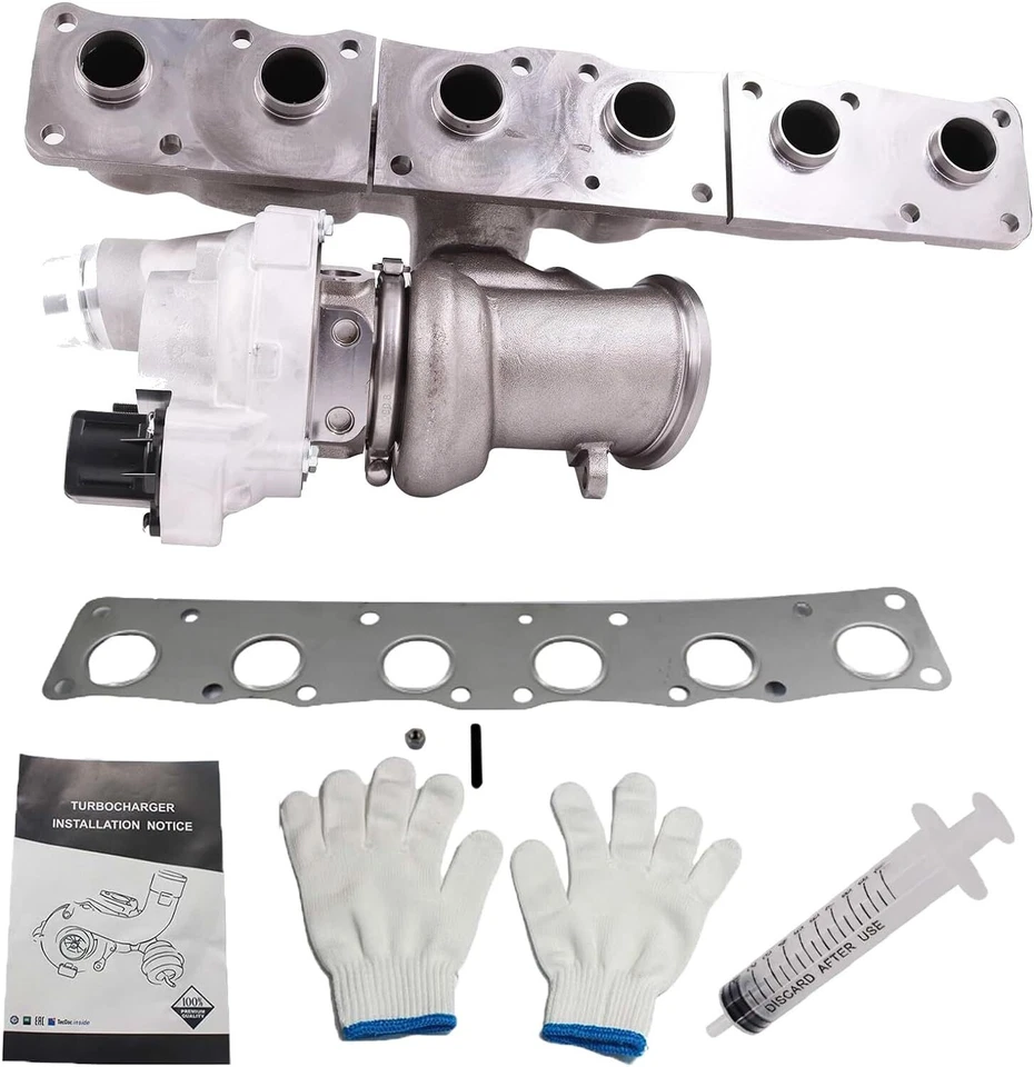 Turbocompresor compatible con BMW 328i 335i X1 X3 M3 N55 2007-2015 B03 11657588995 Foto 1 de 4