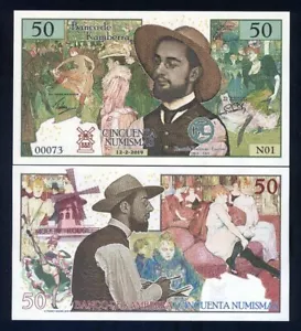 Kamberra, 50 Numismas, 2019 - Toulouse-Lautrec, Moulin Rouge F - Picture 1 of 1