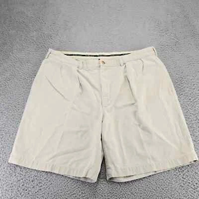 Pantalones Cortos Polo Ralph Lauren Para Hombres 40 Tostado Tyler Plisado Chino Golf Preppy tiro Alto Foto 1 de 4