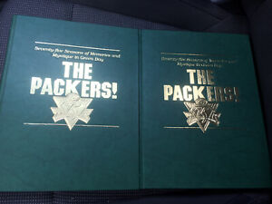 THE PACKERS! 75 SEASONS Books Signed/Numbered  By Brett Farve & Reggie White