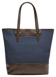 Bolso de Mano Banana Republic de Algodón de Lona, Azul Marino, Nuevo con Etiquetas - Imagen 1 de 5