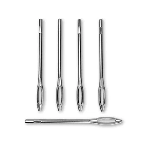 Cinco (5) agujas de ojo dividido de repuesto para herramientas de reparación de tapones de neumáticos con mango en T de metal - Imagen 1 de 5