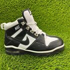 Chaussures de sport homme Nike Air Max monticule rond taille 12 noir blanc 313498-101