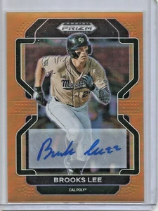 Brooks Lee 2022 Panini Prizm Draft Picks Orange Prizm Autograph #16/20 - Bild 1 von 1