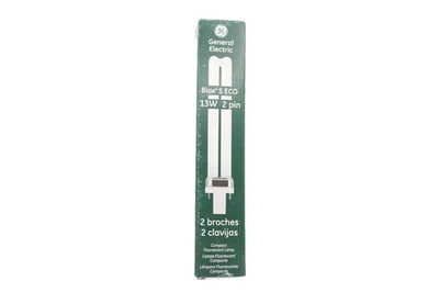 2 GE COMPACT F13BX/827/ECO GE Biax 13W, T4 PL Plug-In Fluorescent Light Bulbs - Image 1 of 3