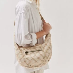 NEU Urban Outfitters Damen Schultertasche creme hellbraun Darci Denim - Bild 1 von 10