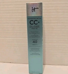 IT Cosmetics Your Skin But Better CC+ Oil Free MATTE SPF40 Neutral Medium New - Picture 1 of 4