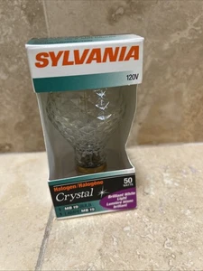 Neu im Karton Vintage Deko Kristall Sylvania MB 19 Brillantweiß 50 Watt - Bild 1 von 4