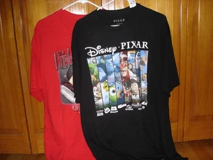 LOT Disney Pixar Mens T Shirt NWT XXL+Triple Dog Dare you XL T shirt - Picture 1 of 4
