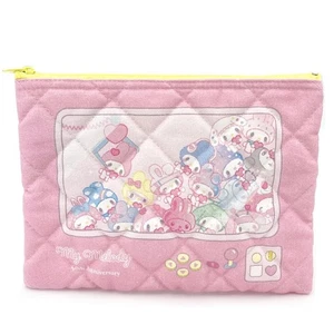 My Melody 50th Anniversary Girly Pop Heart Quilted Pouch - Bild 1 von 4