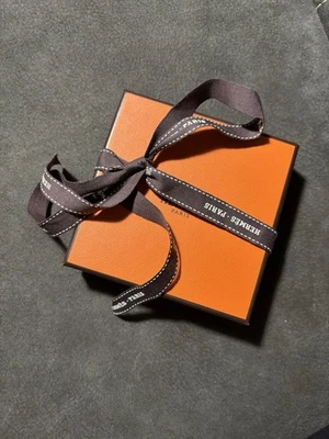 Pulsera Hermes Símbolo “H” Naranja Y Plata Foto 1 de 4