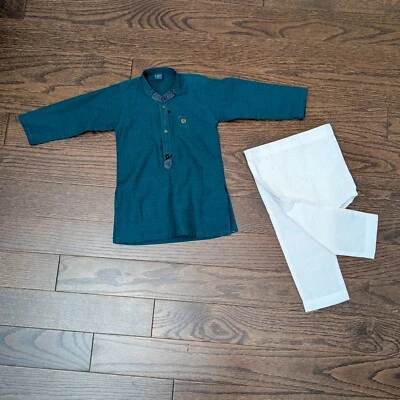 Baby Boys Pakistani Indian Kurta Pajama, 2-Piece - Image 1 of 4