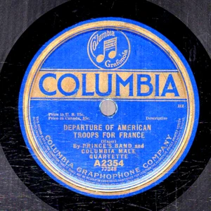 12po. Prince's Band - Departure of American Troops & Arrival of American Troops - Imagen 1 de 1