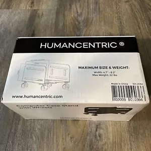Humancentric Computer Case Stand w/Wheels Max Width 4.7"-8.2" Max Weight 22lb - Picture 1 of 5