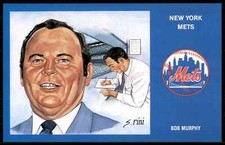1969 Historic New York Mets Postcard Bob Murphy #33