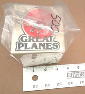500 - GREAT PLANES RC Aircraft Sticker VINTAGE LOGO Airplane Decal RARE Decals - Picture 1 of 4