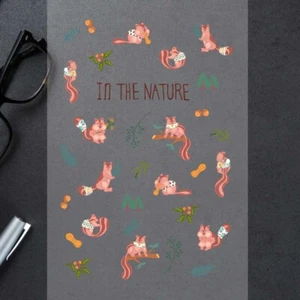Iron Transfer Print Designs heat press machine ready to press nature #30138d - Picture 1 of 2