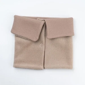 Baby Toddler Beige Scarf Bandana Neck Warmer Unisex Boys Girls Cotton - Picture 1 of 3