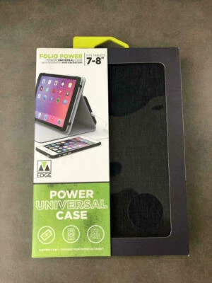 Estuche de batería M-Edge Folio Power 4000 mAh para dispositivos de 7-8 pulgadas - gris jaspeado Foto 1 de 4