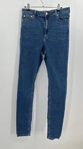 ASOS Denim Design Damen Größe 32 Taille 33 Innennaht mittel waschbare Jeans Stretch - Bild 1 von 7