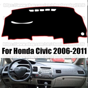 Anti-Slip Dash Mat for 2006-2011 Honda Civic 8th Acura CSX Car Dashboard Dashmat - Picture 1 of 3