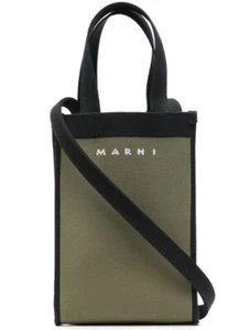 MARNI LOGO CROSSBODY BORSA MORTA BORSA A TRACOLLA MADE IN ITALY SBMQ0067A0P4602ZO247 - Foto 1 di 5