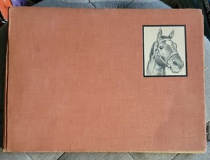 C.W. Anderson BLACK BAY AND CHESTNUT Profiles of 20 Favorite Horses 1939 SIGNED - Imagen 1 de 6