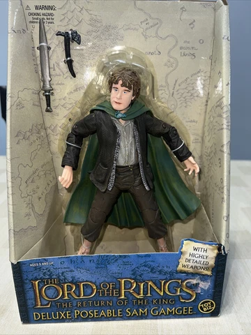 Lord of the Rings Deluxe Poseable Sam Gamgee Return of the King 8 Inch Cover