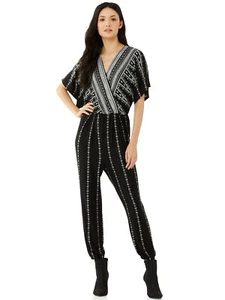 Mono Scoop Para Mujer Talla XL Estampado en Borde Sobrepelliz Dobladillo Elástico Ojo Cervero Botón - Imagen 1 de 5
