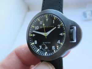 Giordano 1034-2115 limited edition unique military design cyclops date at six GC - Picture 1 of 23