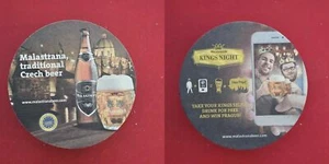 Malastrana Czech beer Take your Kings Selfie Brauerei Bierdeckel Bier - Picture 1 of 1