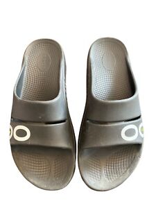 12 Original OOFOS OOAHH Sport Unisex Recovery Technology Your Feet Sandals Black