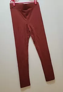 Leggings Forever 21 talla grande hasta el tobillo cintura ancha óxido naranja - Imagen 1 de 5